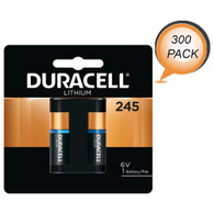 Duracell Ultra High Power Lithium Battery, 245, 6V 300 Pack