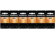 Duracell Duralock 364 Silver Oxide Coin Cell Battery - 24mAh - 6 Piece Retail Packaging