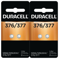 Duracell Silver Oxide Batteries, 376/377, 1.5v - 4 ct