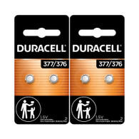 Duracell Silver Oxide Batteries, 376/377, 1.5v - 4 ct