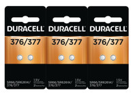 Duracell 376/377 Silver Oxide Button Cell Battery 24 MAh 6 Pack