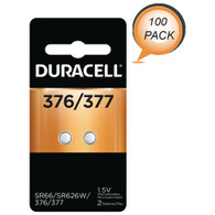 Duracell® Button Cell Battery, 376/377, 1.5 V, 100/Pack