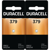 Duracell Silver Oxide 379 1.5 volt Electronic/Watch Battery 2 pk