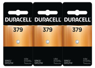 Duracell Silver Oxide Button 379 3pcs