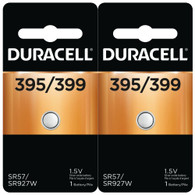 Duracell Silver Oxide Button 395/399 2pcs