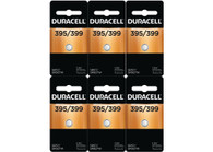Duracell Silver Oxide 395/399 1.5 volt Electronic/Watch Battery 6 pk