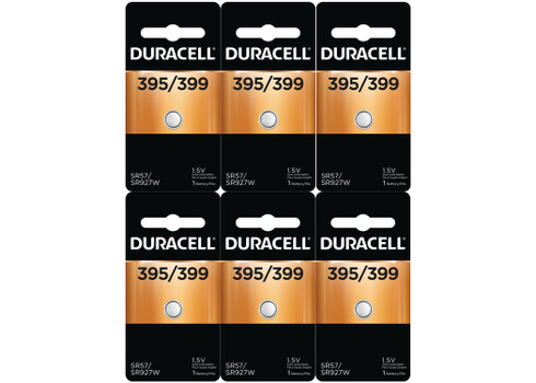 3x Duracell 399/395 SR927 Knopfbatterien – Silberoxid, Lange Lebensdauer, Für Armbanduhren & Kleingeräte