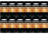 12 Pack, Duracell 395/399 Watch Battery
