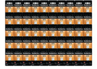 50 x Duracell DL1616 3V Coin Lithium Battery, Carded