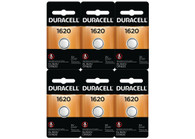 Duracell® 3-Volt 1620 Lithium Coin Battery 6 Pack