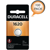 100x Duracell Mini Lithium Batterie CR1620, DL1620, ECR1620 (Blister)