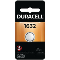 Duracell CR1632 Lithium Coin Battery, DL1632BPK (1 Battery)
