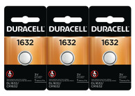Duracell Duralock DL CR1632  3V Lithium  Coin Cell Battery - 3 Pieces