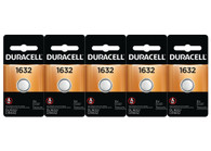 Duracell CR 1632 3V Lithium Coin Battery 5 pack