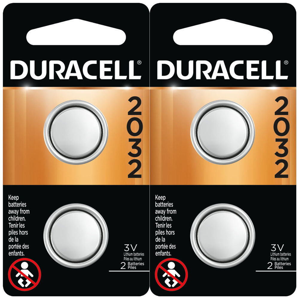 Duracell CR2032 Lithium 3V Coin Cell Battery DL2032 KL2032 (2 pk.)