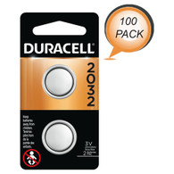 100pcs DURACELL dl2032 3v button cell coin batteries cr 2032