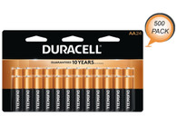 Duracell Coppertop Alkaline AA Batteries (500-Wholesale Pack)