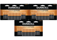 72 x Duracell Coppertop AAA Alkaline Batteries 