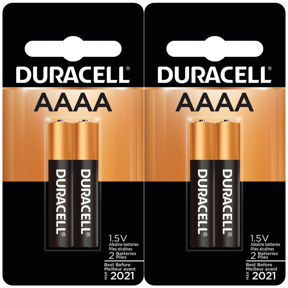 Duracell Ultra Alkaline AAAA Batteries, Pack of 4