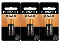 Duracell AAAA Alkaline Batteries, 6/Pack