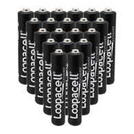 Loopacell AAAA 1.5v Miniature Alkaline Batteries - 20 Pack