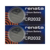Renata CR2032 Battery 3v Lithium Coin Cell 2pcs
