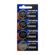 Renata CR2025 Coin Cell Battery 4PCS
