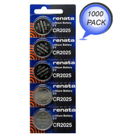 1000 x Renata CR2025 Batteries, Lithium Battery 2025 | Shipped from USA Wholesale Pack