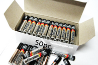 50 x EN96 LR61 1.5V Alkaline AAAA Batteries - wholesale