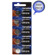 Renata CR1216 Watch Coin Cell Battery 3000 Wholesale Pack