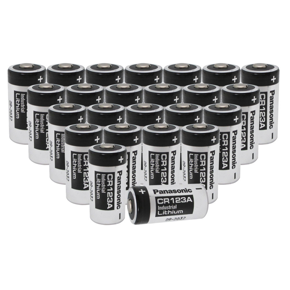 24pcs Panasonic CR123 3V Photo Lithium Batteries for StreamLight replace  Surefire CR123 battery