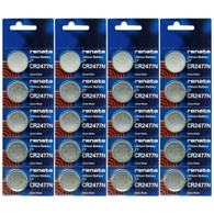 Renata CR2477N Battery 3v Lithium Coin Cell 20 Pack