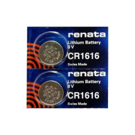 Renata 2 x CR1616 Lithium Coin Cells Batteries 3v Blister Packed Wrist Watch battery - Swiss Made - Button Cell Long Life Batteries (CR1616)