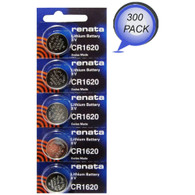 Renata CR1220 DL1220 BR 1220 Coin Cell Watch Battery 300 Pack