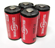 Surefire 123A 3 Volt Lithium flashlight Batteries - 4 pack
