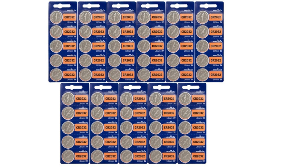 SONY CR2032 3V Lithium Button Cell Pack (5 Batteries Per Pack)