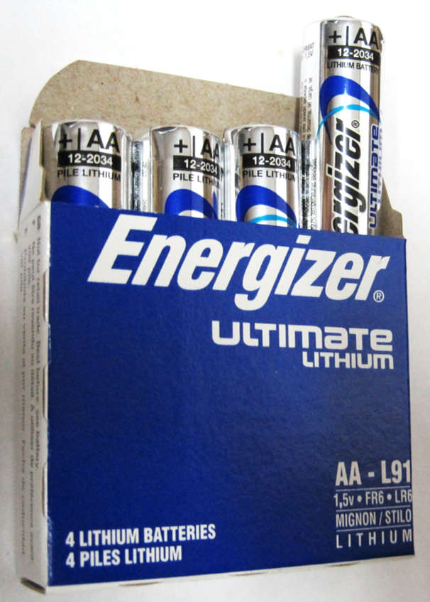 144 AA Energizer Ultimate Lithium L91 Batteries Original Combo Box Wholesale Batteries