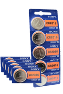 CR2016  Sony Lithium Size 3v CR 2016 Batteries 10 batteries