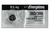 Energizer SR754W 393/309 Watch Battery - 1 battery