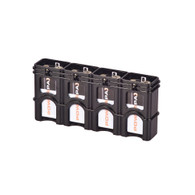 SlimLine 9V storacell battery holder battery case - black