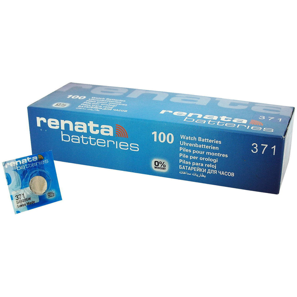 100 wholesale Renata 371 Watch Battery SR920SW SR920W 