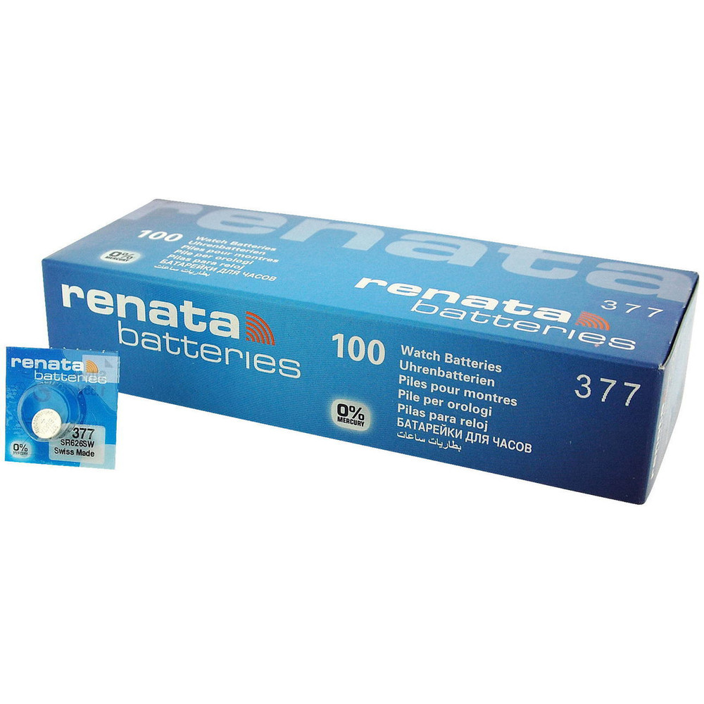 Renata 377 SR626SW Silver Oxide Battery, Button Type at best price