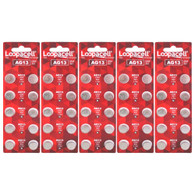 50 pack Hexbug compatible Button-Cell AG13/LR44 Batteries
