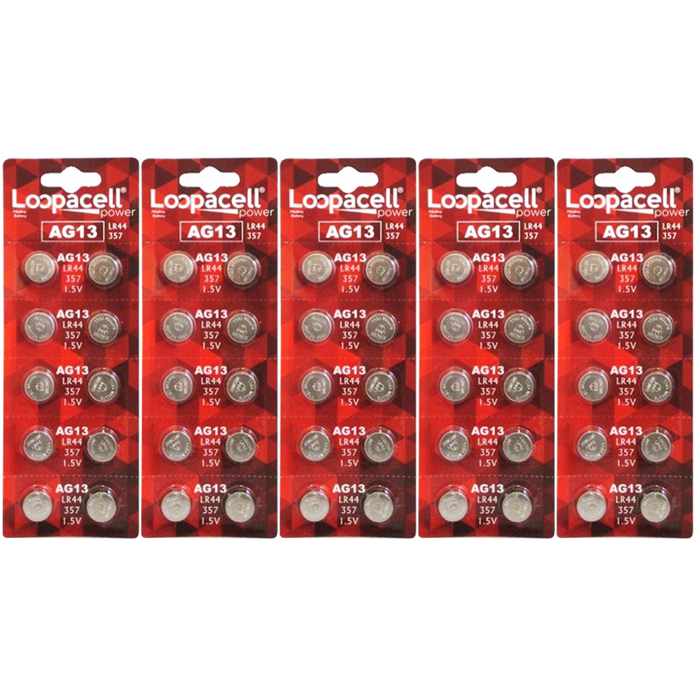 50 Pack Hexbug Compatible Button Cell Ag13 Lr44 Batteries Thebatterysupplier Com