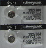 Energizer 10L125 392/384 Multi-Drain Battery (lr41) 2 Pack
