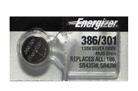 Energizer 386 / 301  Watch Batteries SR43SW SR43W 1 Pk