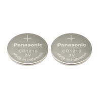 Panasonic CR1216 3V Lithium Coin Cell Battery for Watches & Calculators - 2 Pack