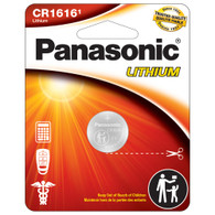 Panasonic CR1616 3V Lithium Battery, 1 Pack – CR1616 Coin Cell Button Battery for Watches, Key Fobs & Small Electronics