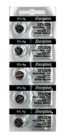 Energizer 371 or 370 Button Cell Silver Oxide SR920SW Pack of 5 Batteries