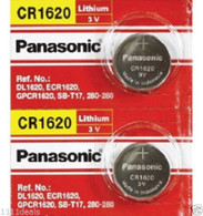 Panasonic 3V lithium Battery CR1620 2 Pk